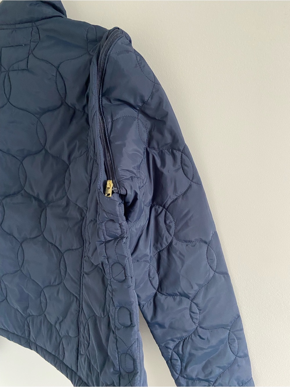 a new day Navy Quilted Circle-Pattern Puffer Jacket - Picture 8 of 14